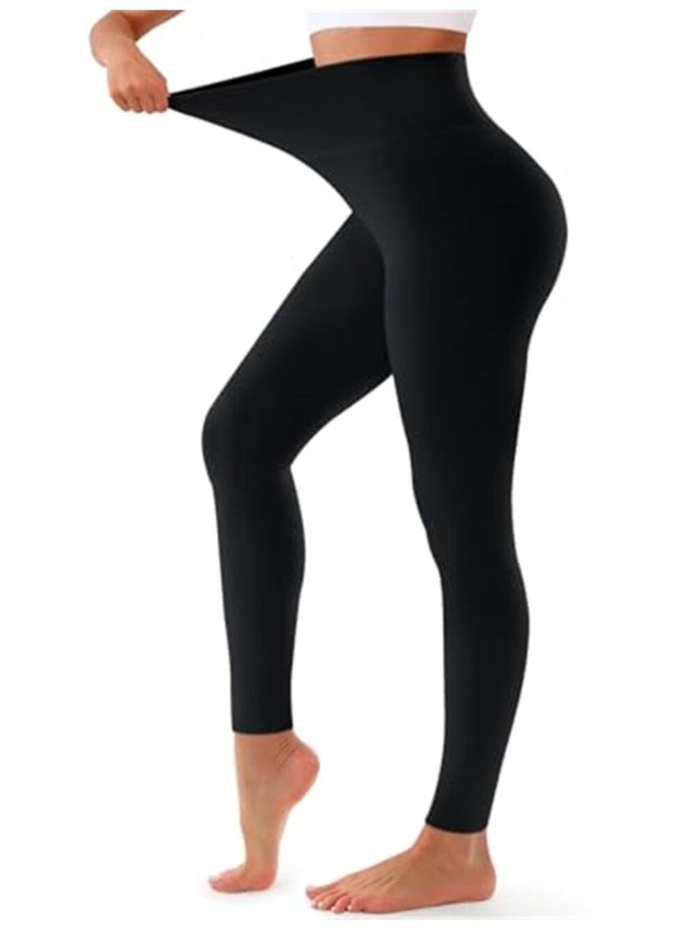 High Waisted Leggings for Women - Tummy Control Pants Non See Through